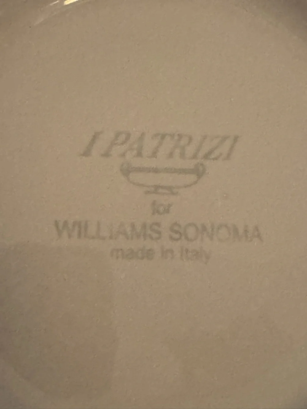 Williams Sonoma I Patrizi Olive Harvest White Pasta Bowl - set of 4